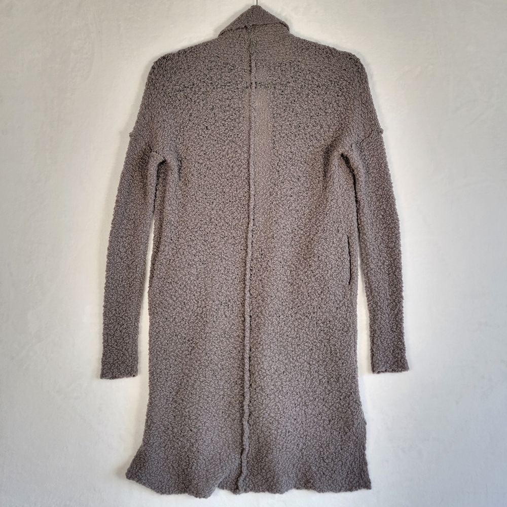 James Perse Wool Shawl Collar Open Cardigan Sweater in Gray, Size 0 (XS) - Picture 7 of 14